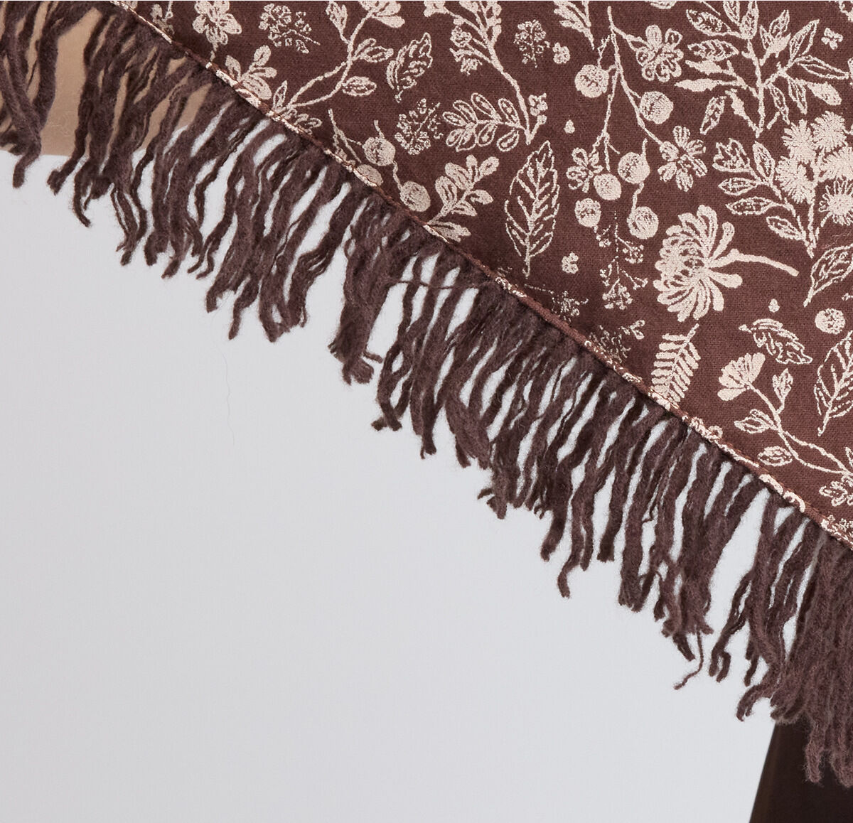 Ethnic Series Bohemian Tassel Mixed Color Paisley Pattern Wool Women's Winter Scarves h5Picture4