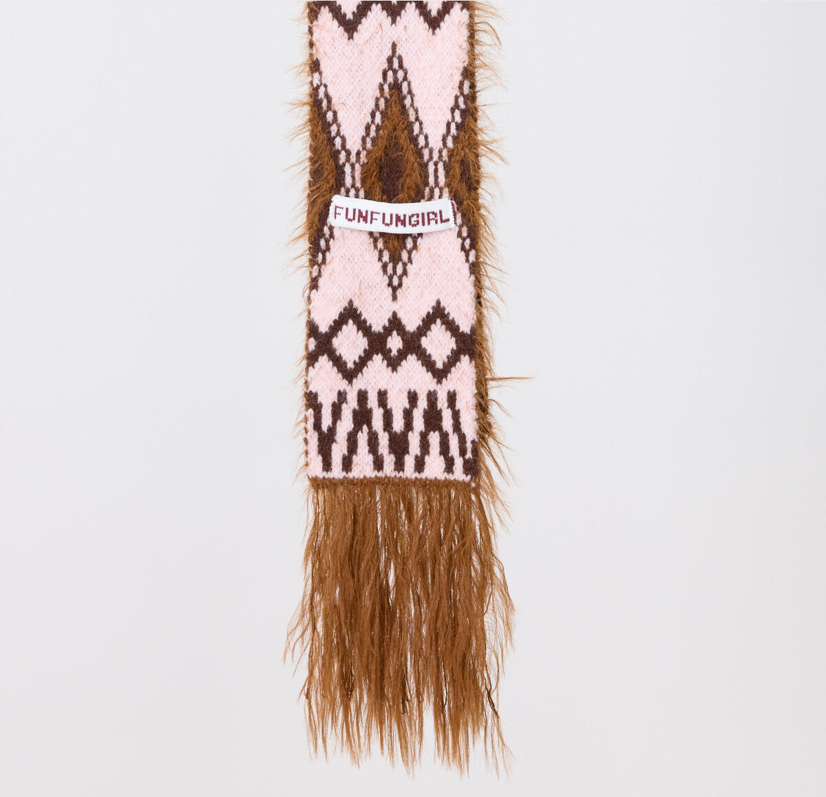 Ethnic Series Bohemian Tassel Mixed Color Geometric Shape Women's Winter Scarves h5Picture2