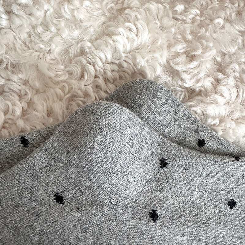 Elegante, leicht federnde Socken mit Polka-Dots, wadenlang h5 Bild4