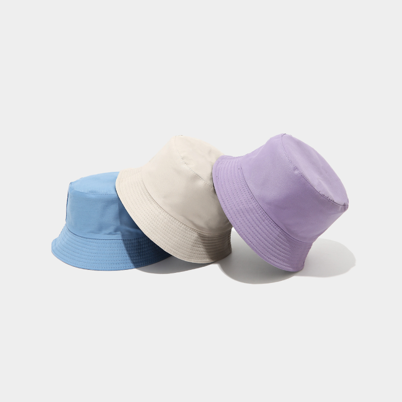 Simple Series Daily Solid Color Cotton Bucket Hats
