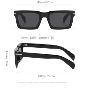 Simple Series Daily Solid Color Leopard Print Unisex Sunglasses h5 Picture2
