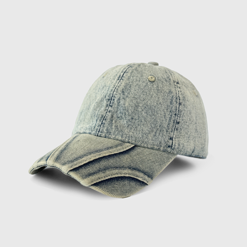 Simple Series Retro Solid Color Patchwork Cotton Baseball Cap