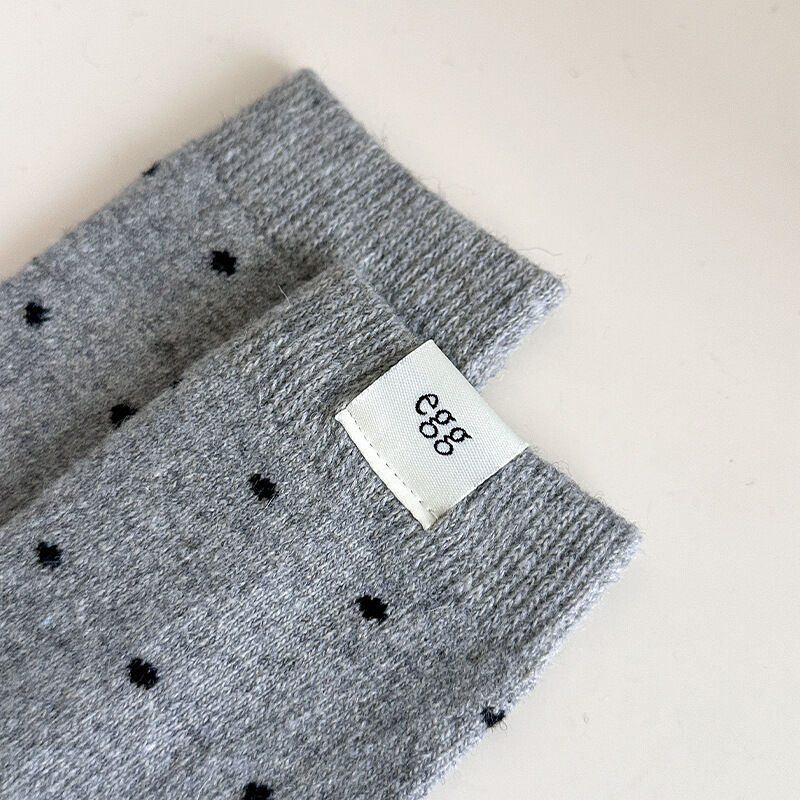 Elegante, leicht federnde Socken mit Polka-Dots, wadenlang h5 Bild5