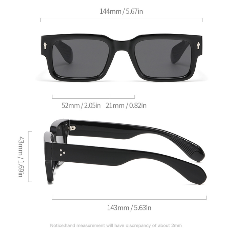 Simple Series Retro Leopard Print Mixed Color Sunglasses h5Picture2