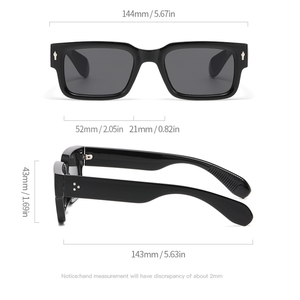 Simple Series Retro Leopard Print Mixed Color Sunglasses h5 Picture2