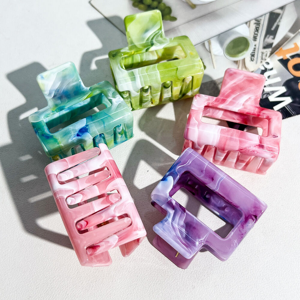 Simple Series Daily Gradient Color Plastic Hair Claws Picture2