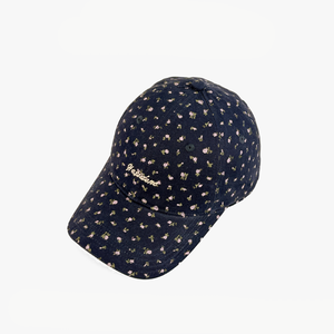 Simple Series Sweet Flower Letter Cotton Baseball Cap h5