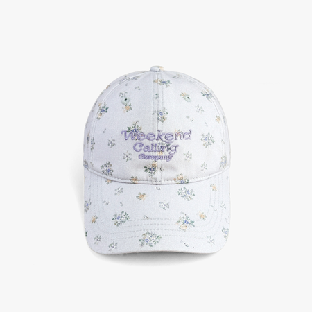 Romantic Series Sweet Flower Letter Solid Color Cotton Women's Baseball Cap