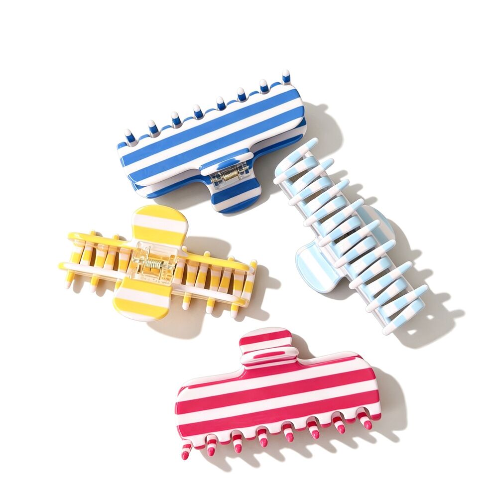 Simple Series Daily Stripe Acetate Women's Hair Claws h5Picture2