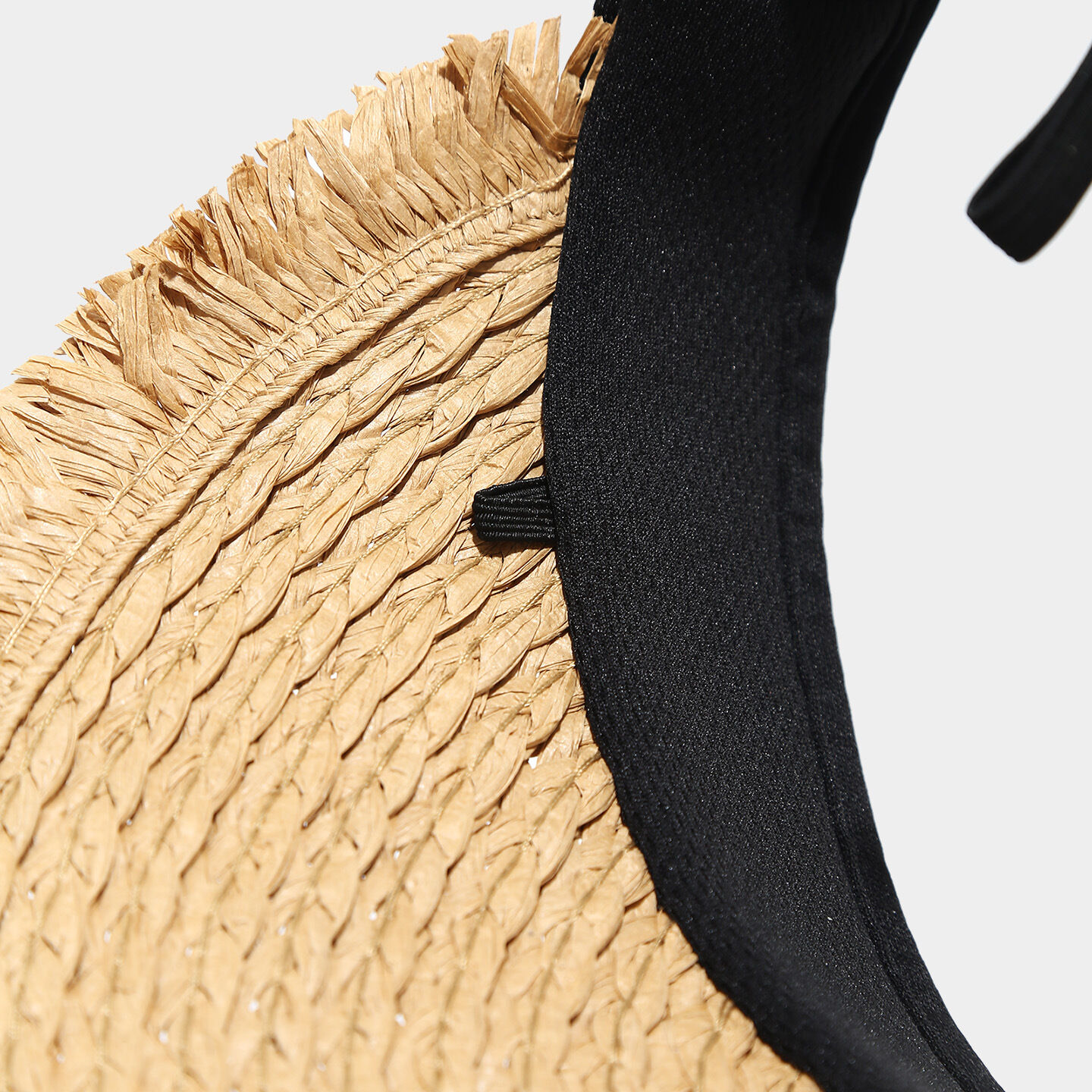 Simple Series Daily Solid Color Woven Raffia Straw Hats h5 Picture6
