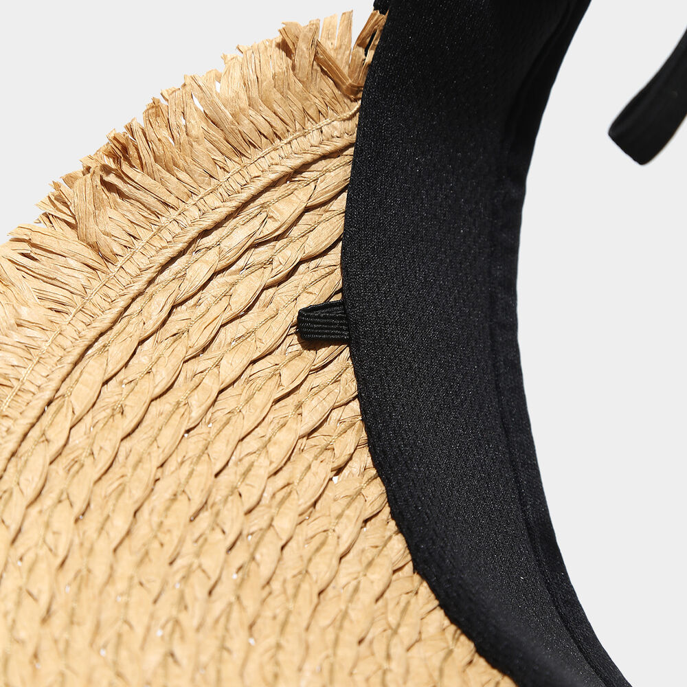 Simple Series Daily Solid Color Woven Raffia Straw Hats h5Picture6