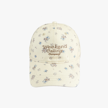 Romantic Series Sweet Flower Letter Solid Color Cotton Women's Baseball Cap 2