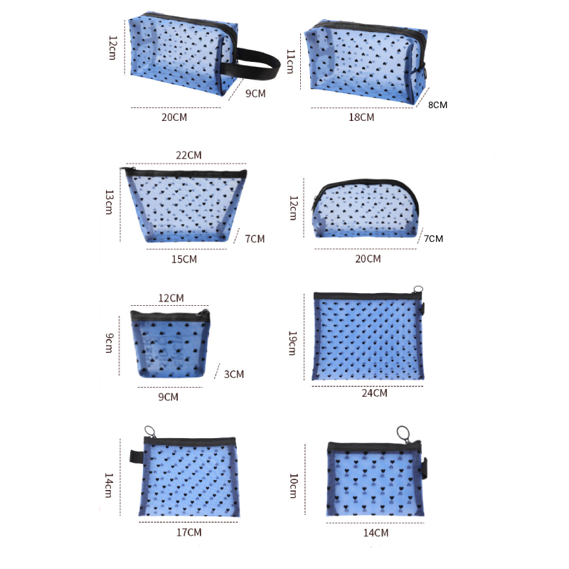 Simple Series Daily Heart Polyester Makeup Bags h5Picture5