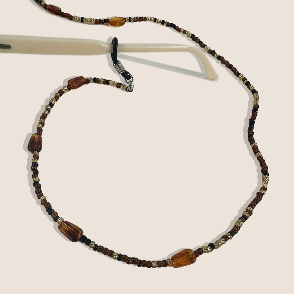 Simple Series Retro Beads Acrylic Unisex Sunglasses Chains Picture4