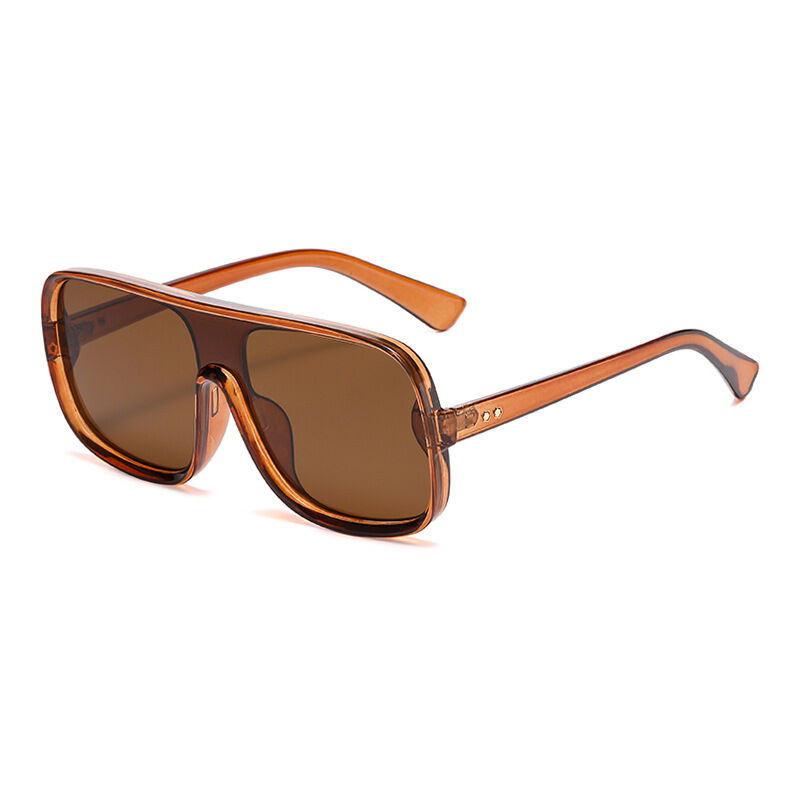 Simple Series Casual Solid Color Gradient Color Unisex Sunglasses Picture3