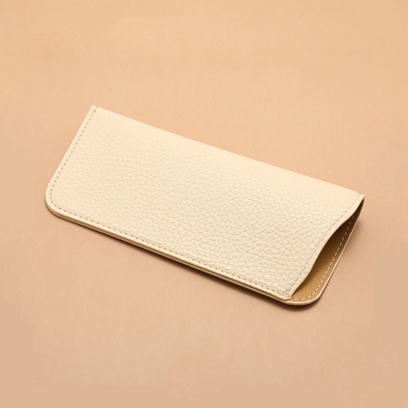 Simple Series Daily Solid Color Pu Sunglasses  Storage Bag h5 Picture2