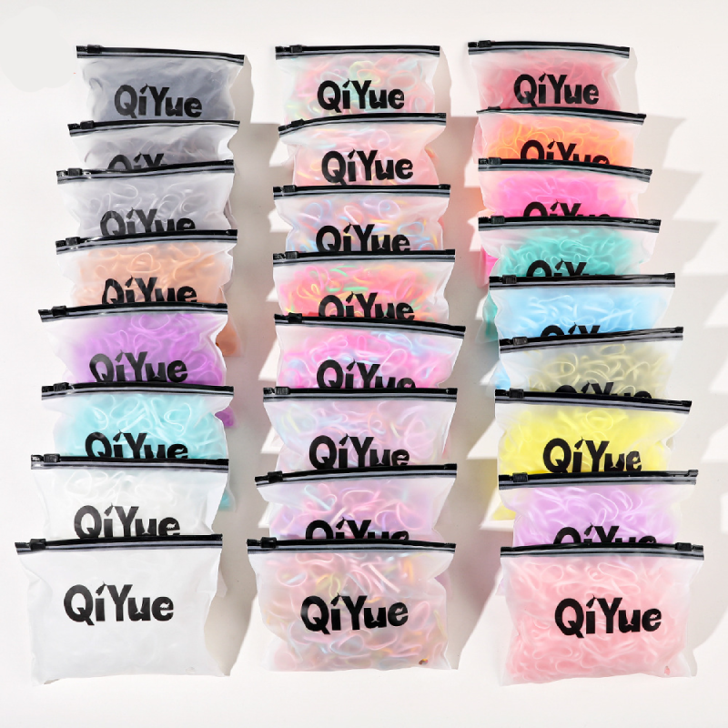 Simple Series Daily Solid Color Plastic Hair Ties h5Picture5