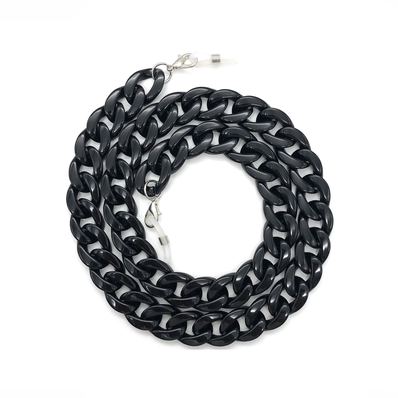 Simple Series Retro Solid Color Mixed Color Chain Acrylic Sunglasses Chains Picture5