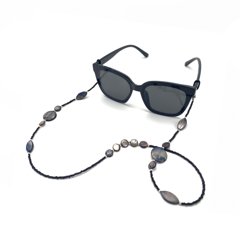 Simple Series Retro Solid Color Beads Shell Sea Shells Sunglasses Chains