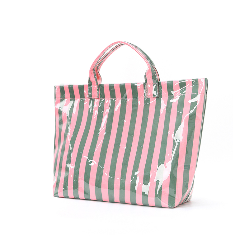 Casual Style Printed Stripe Mixed Color  Women's Tote Bag