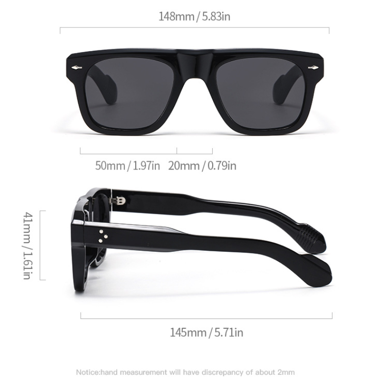Simple Series Casual Solid Color Sunglasses h5Picture2