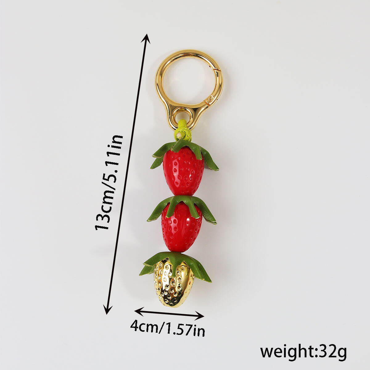Simple Series Daily Fruit Resin Bag Charms