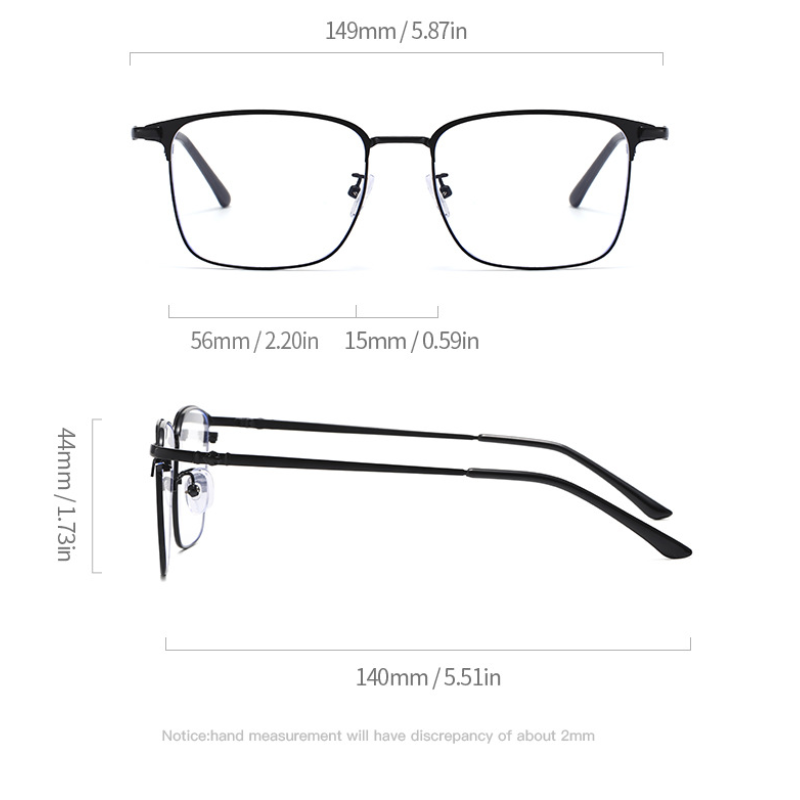 Simple Series Daily Solid Color Unisex Optical Glasses h5 Picture2