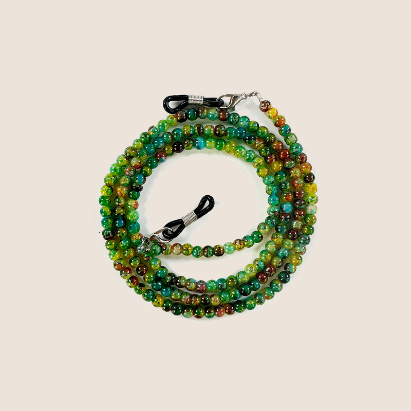 Simple Series Retro Solid Color Beads Glaze Sunglasses Chains 2