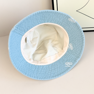 Simple Series Sweet Solid Color Cherry Cotton Women's Bucket Hats h5 Picture3