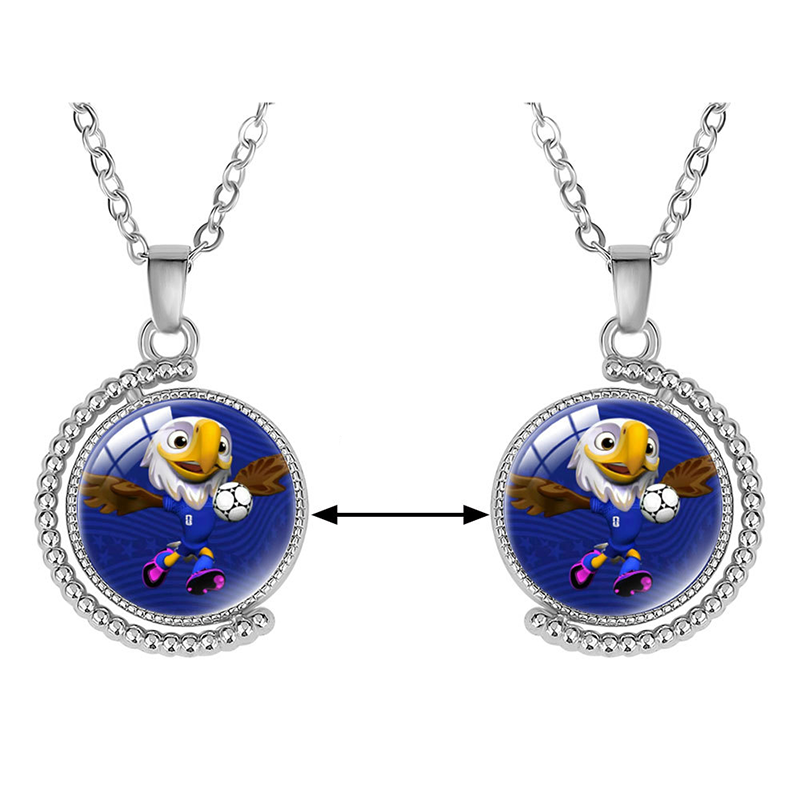 Simple Series Daily Football Alloy Unisex Pendant Necklaces