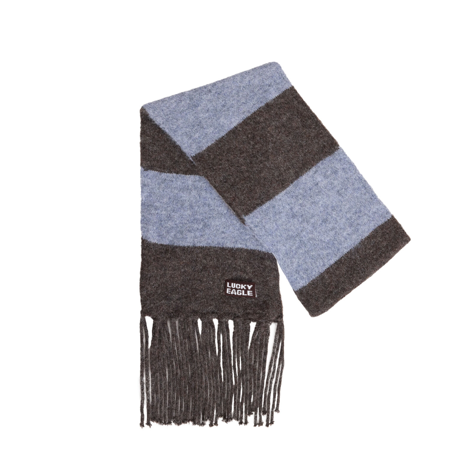 Simple Series Daily Stripe Mixed Color Wool Winter Scarves