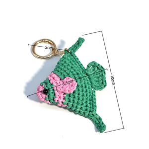 Simple Series Vacation Oceanic Style Fish Raffia Women's Bag Charms Keychain h5