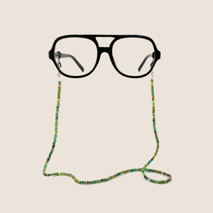 Simple Series Retro Solid Color Beads Glaze Sunglasses Chains h5 Picture3