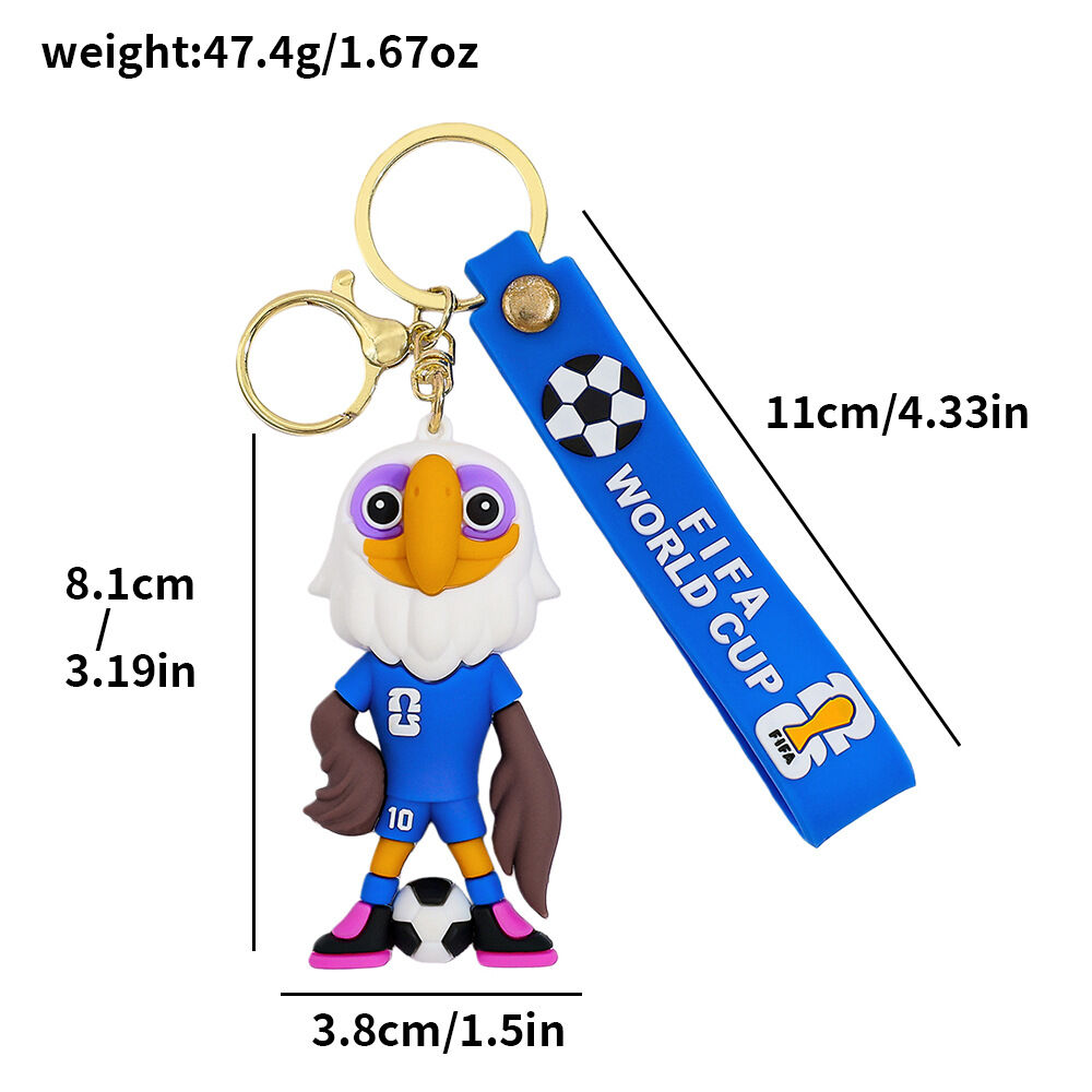 Simple Series Sports Cartoon Football  Keychain Picture2