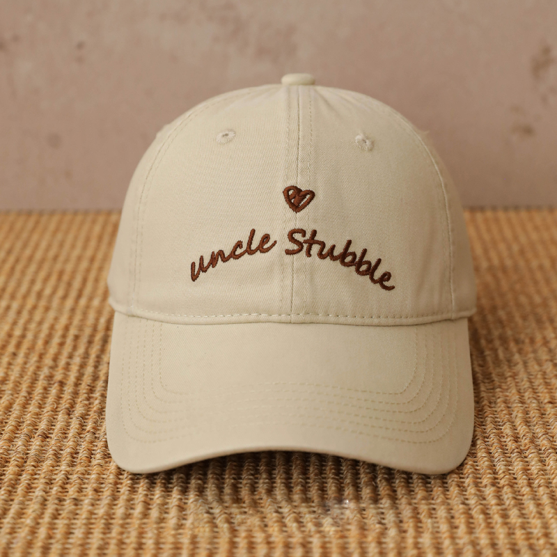 Simple Series Casual Letter Heart Solid Color Cotton Baseball Cap