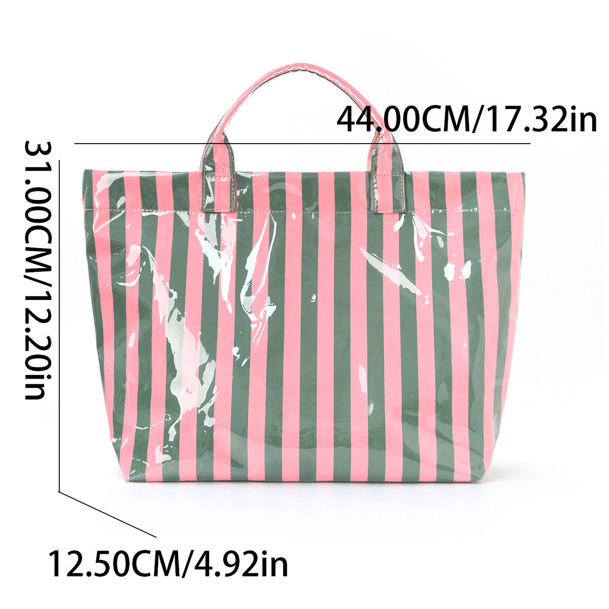 Casual Style Printed Stripe Mixed Color  Women's Tote Bag Picture2