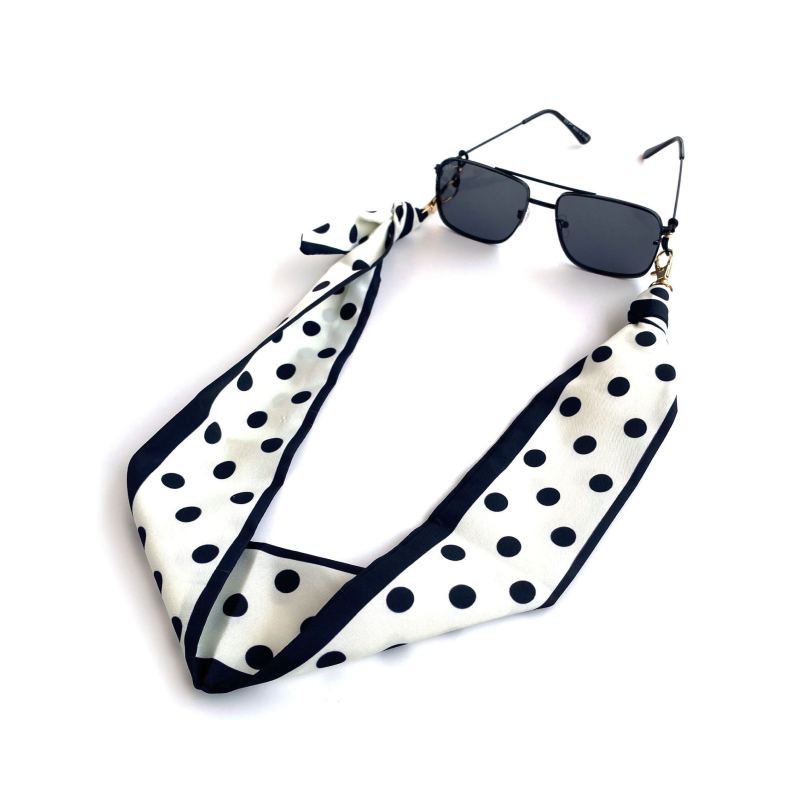 Simple Series Retro Flower Heart Polka Dots Mixed Color Polyester Sunglasses Cords