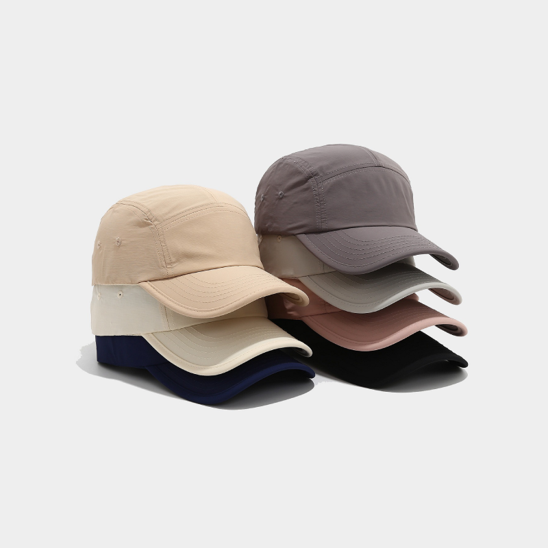 Simple Series Daily Solid Color Quick-dry Fabric Women's Baseball Cap h5 Picture2