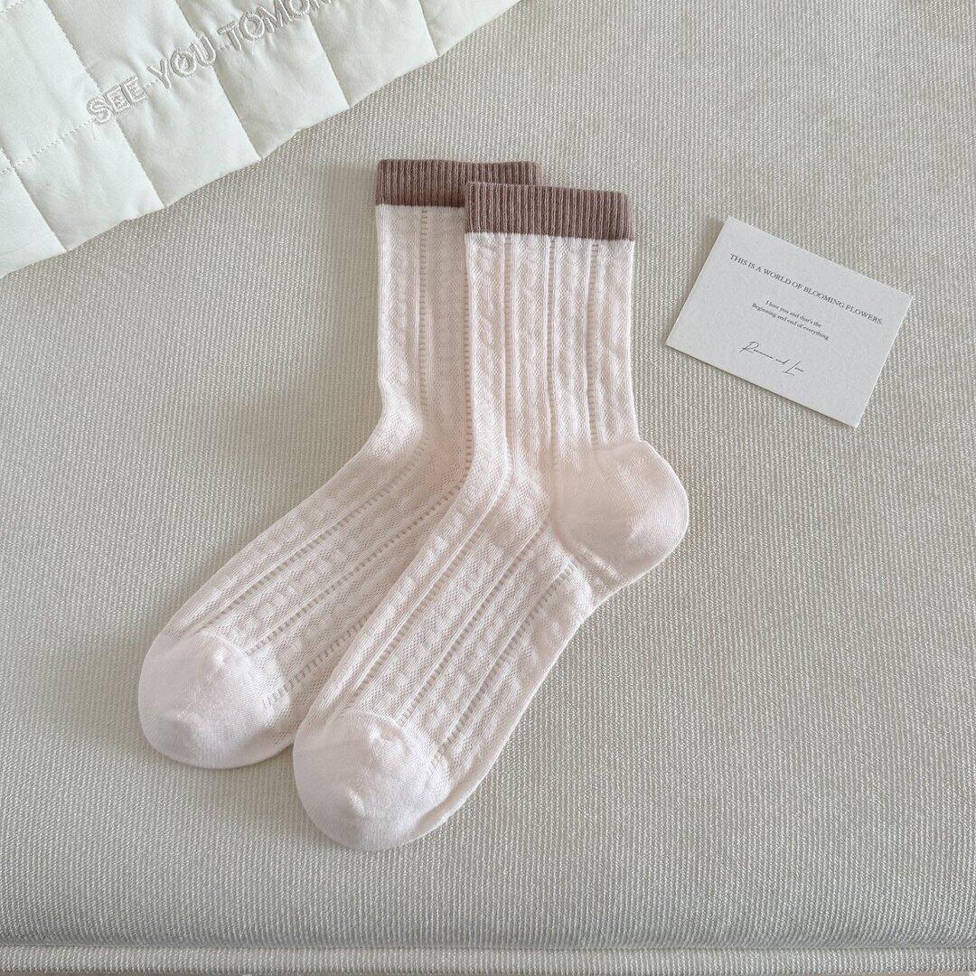 High Bounce Basic Color Clash Mid-Calf Socks Bild2