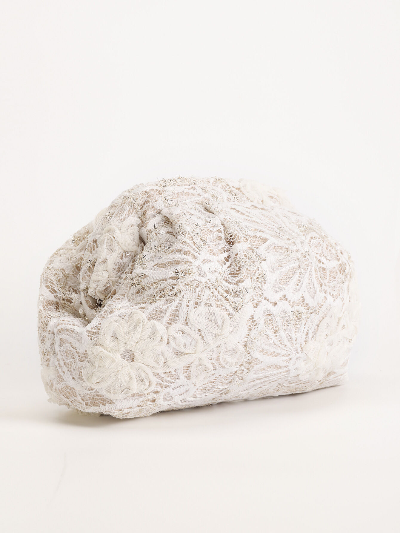 Sac à main pour femme en polyester ajouré brodé, style soirée h5 