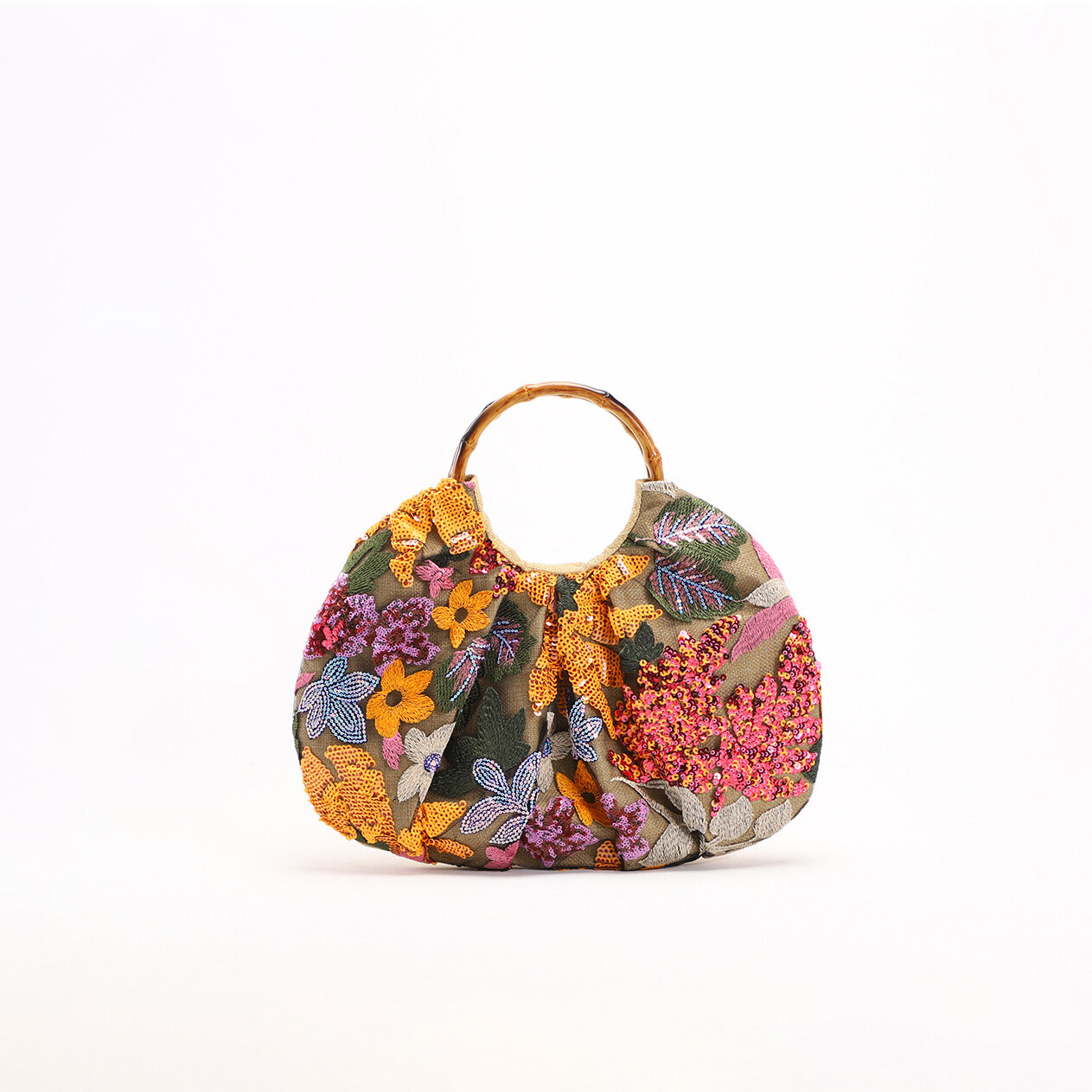 Luxurious Series Sweet Flower Sequin Beads Women's Handbags(flower patterns are cut randomly) h5 Picture2