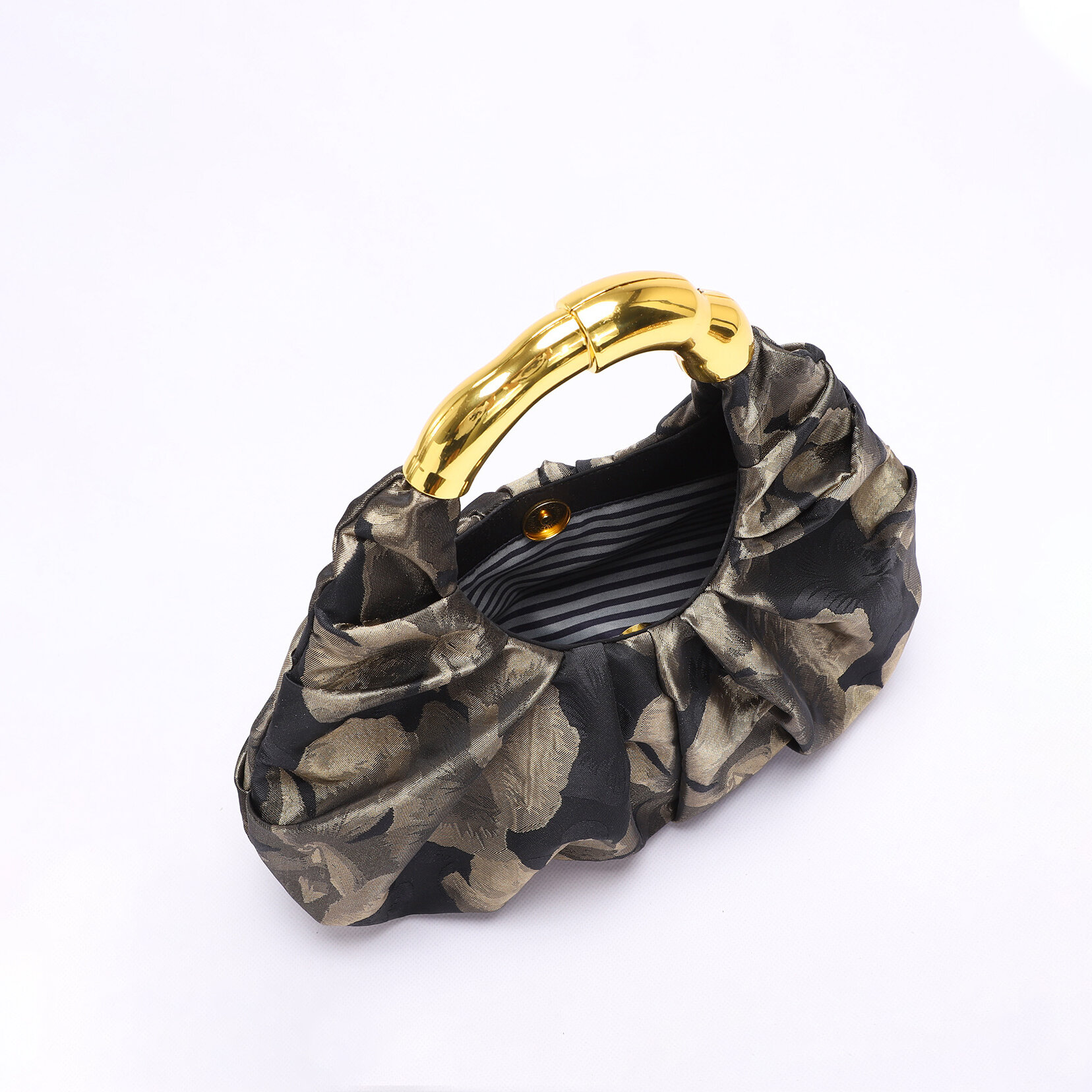 Romantic Series Retro Flower Fabric Women's Handbags(flower patterns are cut randomly) h5 Picture4