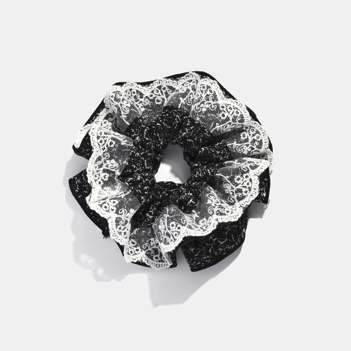 Luxuriöse Serie, täglich, unregelmäßige Form, Polyester-Damen-Scrunchies