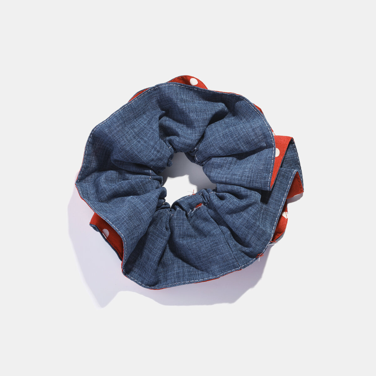Hair tie - blue - red
