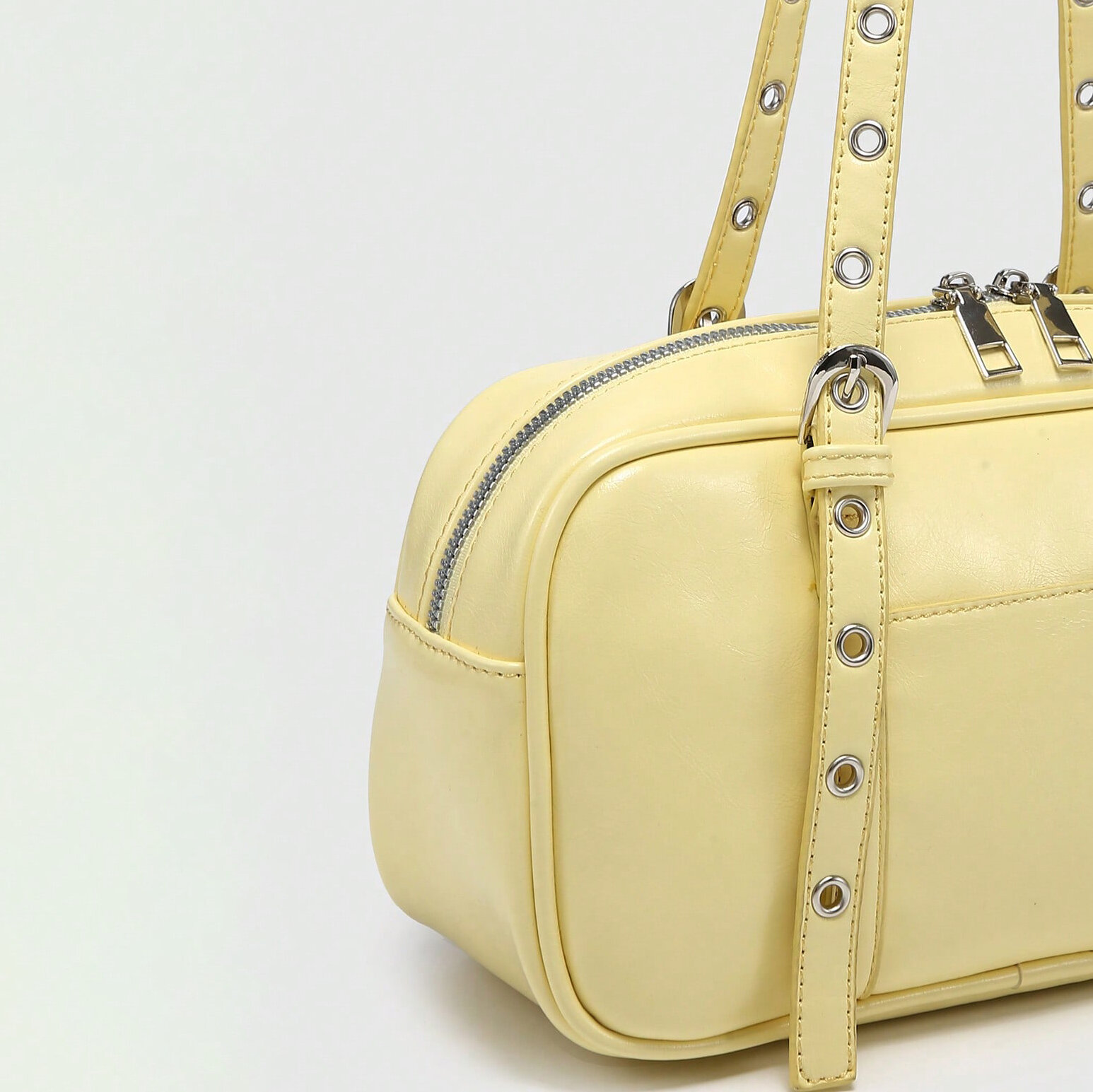 Simple Series Sweet Solid Color Pu Women's Shoulder Bags h5 Picture3