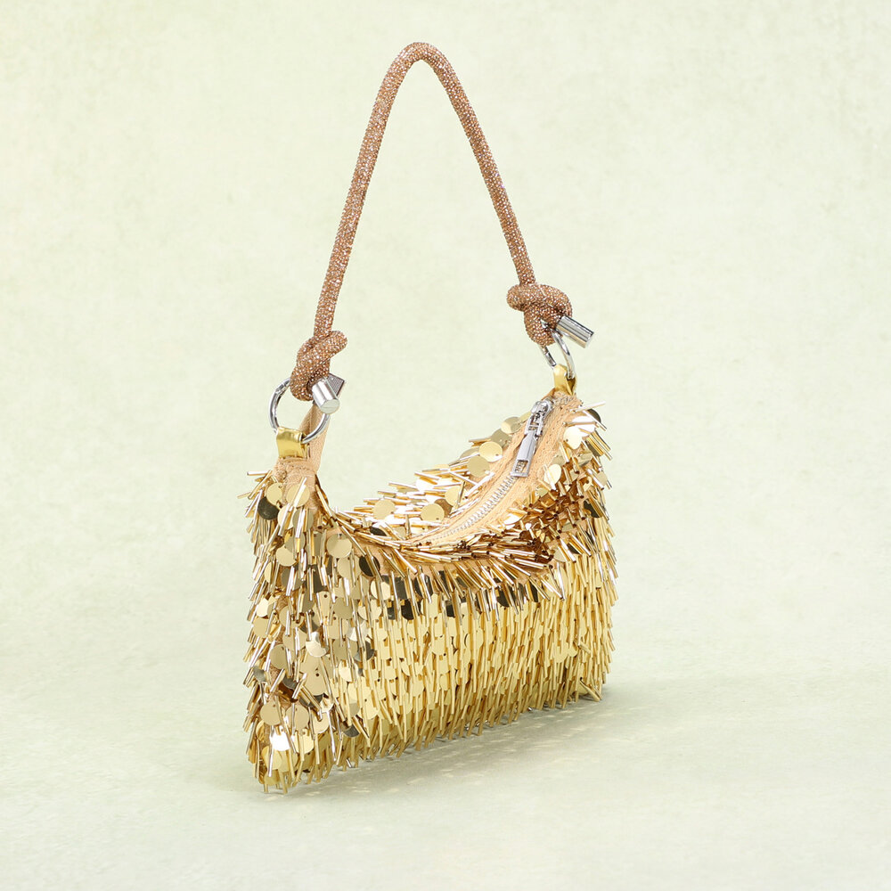 Luxurious Series Elegant Solid Color Sequins Beadwork Women's Handbags h5Picture6