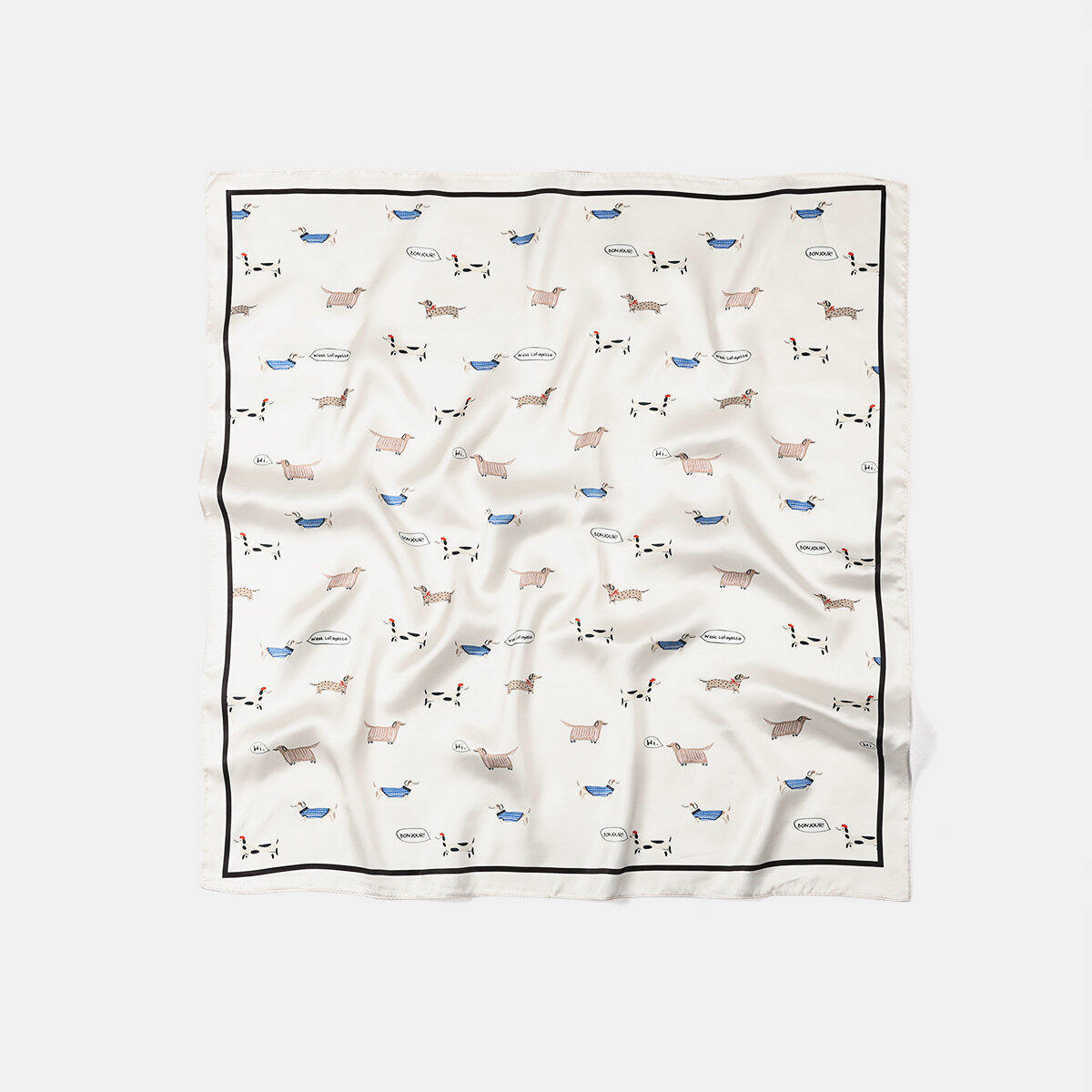 Romantic Series Cute Kitten Polyester Women's Summer Scarves h5