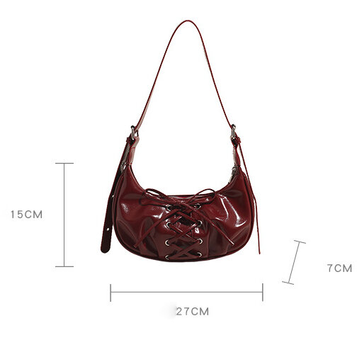 Romantische Serie Daily Bow Knot Pu Dames Crossbodytassen Afbeelding3