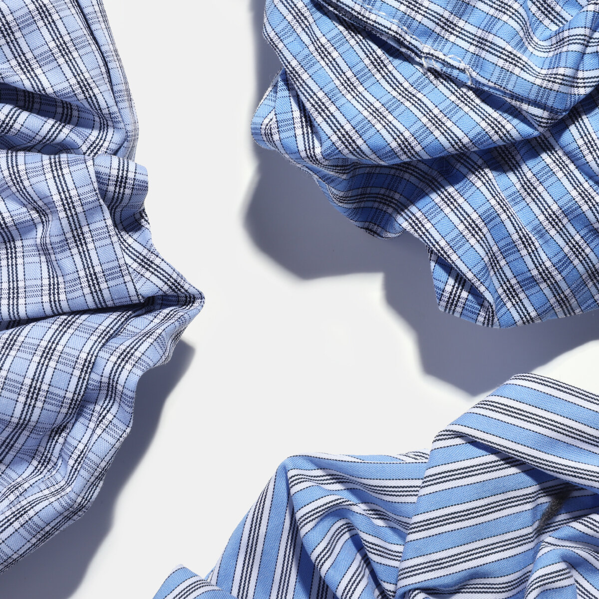 Simple Serisi Basit Ekose Yuvarlak Polyester Kadın Saç Tokaları Resim3