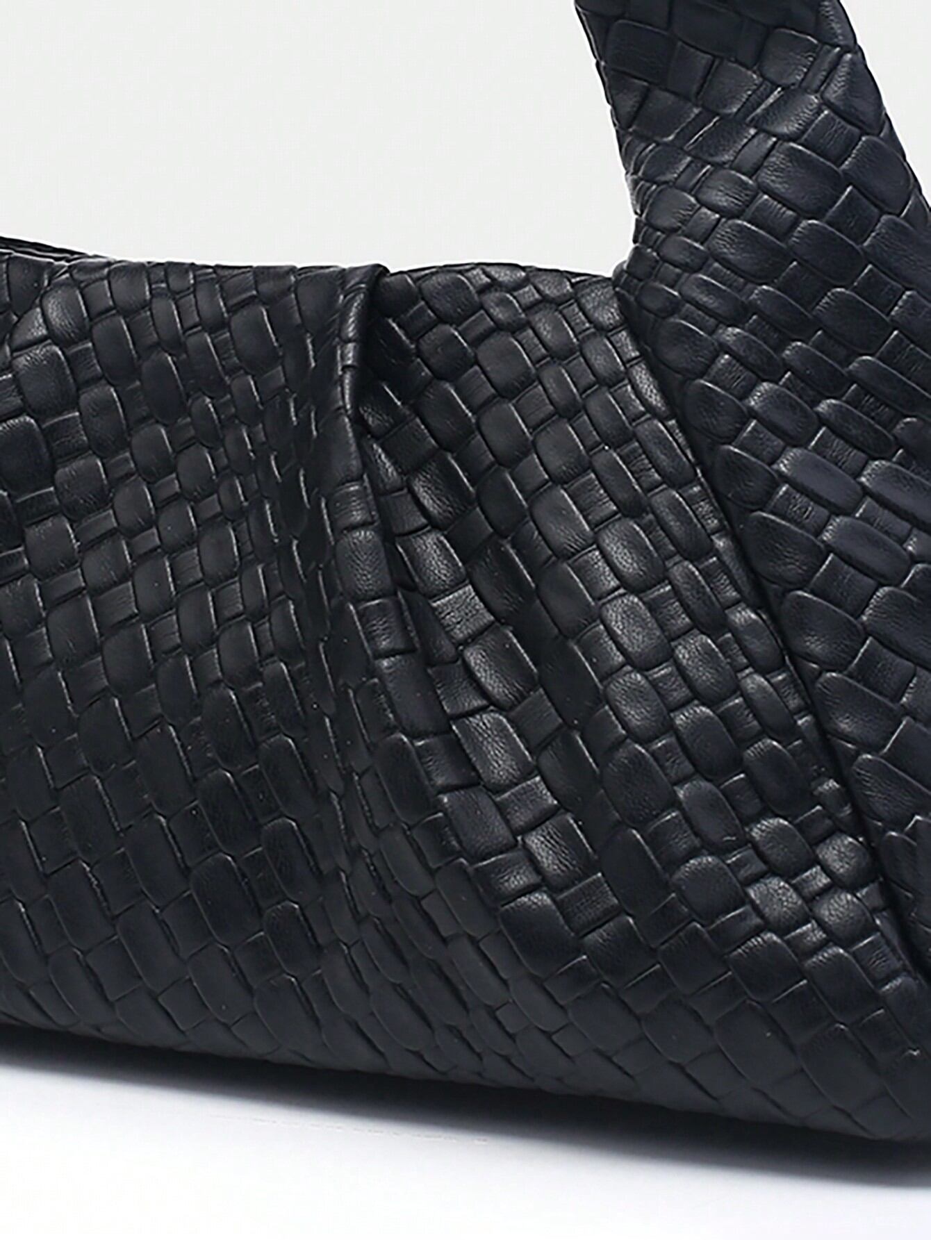 Simple Series Casual Woven Pu Women's Handbags Picture3